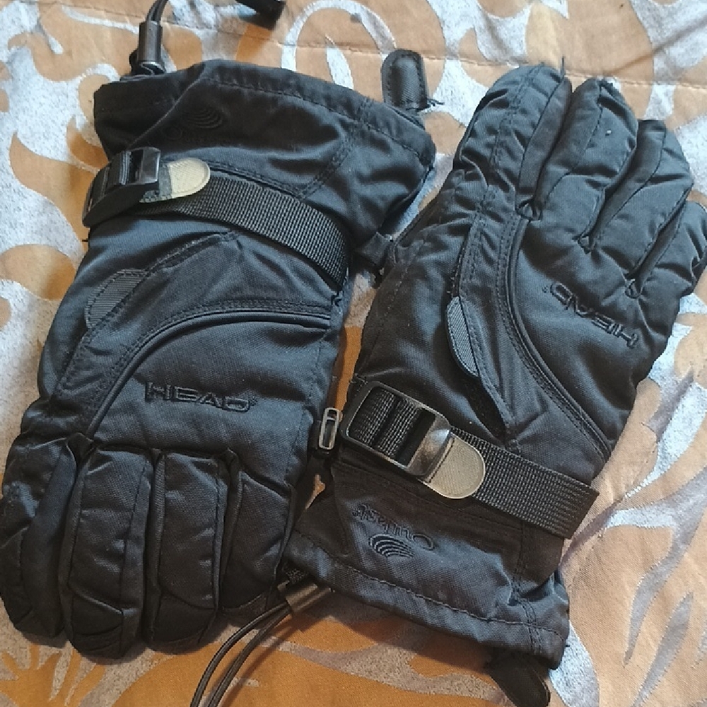 HEAD Black Insulated Gloves